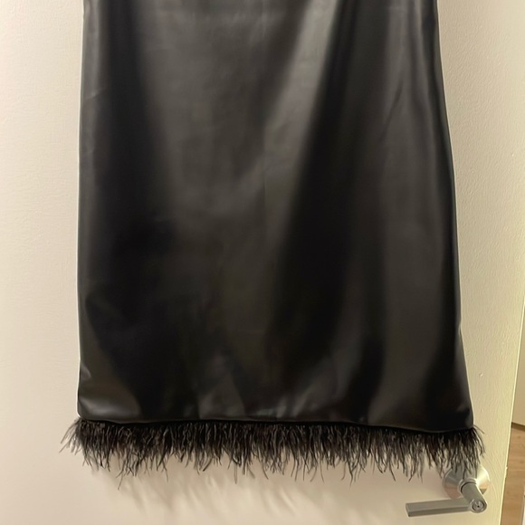 LIKE NEW Forcynthia Faux Leather Dress (S) - Picture 6 of 6